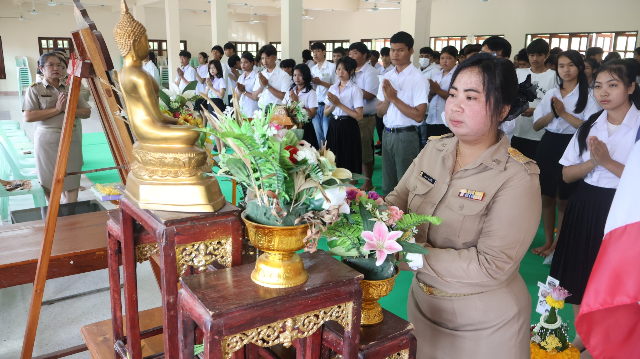 พิธีไหว้ครู สกร.ระดับอำเภอคลองขลุง